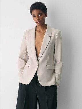 Babaton Heather Chrome Commerce Blazer, BNWT, size 10